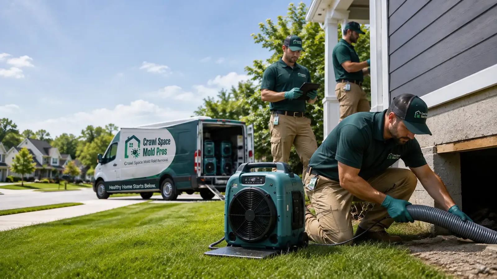 Crawl Space Mold Removal in Blockton, IA